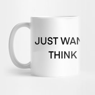 I Just Want Hozier To Think I’m Cool ( black type) Mug